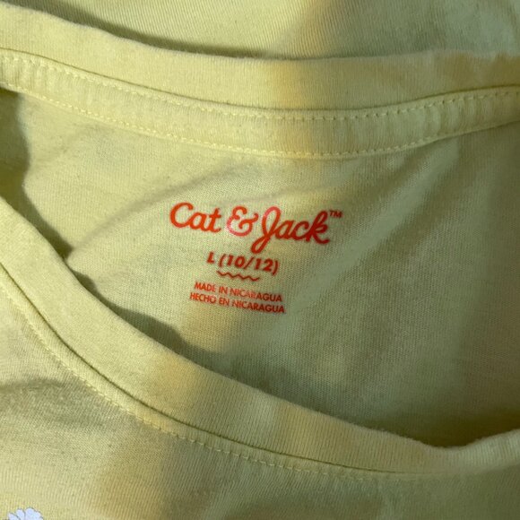 Cat & Jack - Peace Sign Flowers Tee- MUST BE BUNDLED, MARKED DOWN - Picture 4 of 4